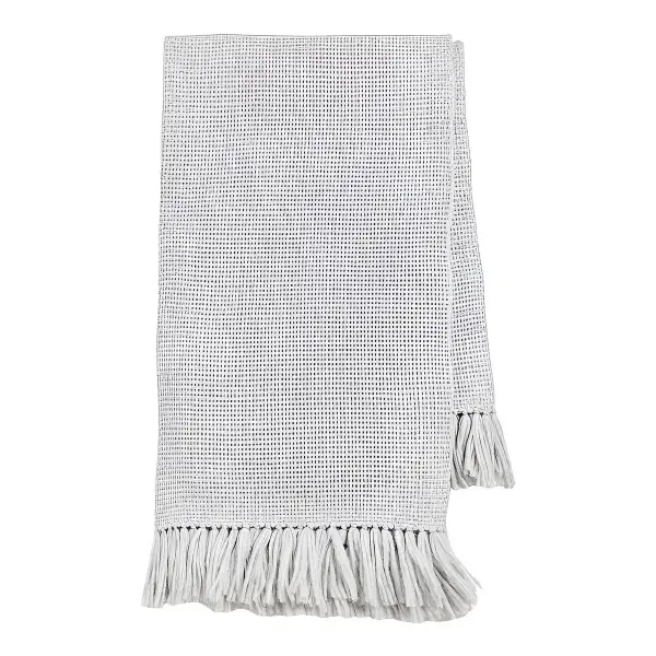 Alpaca Basketweave Throw Blanket