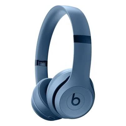 Beats Solo 4 - Wireless On-Ear Bluetooth Headphones, Up to 50-Hour Battery Life, Ultra-Lightweight Comfort, Powerful and Balanced Sound, Apple & Android Compatible - Slate Blue