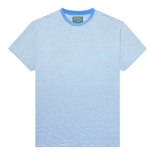 Striped Cotton Crewneck T-Shirt