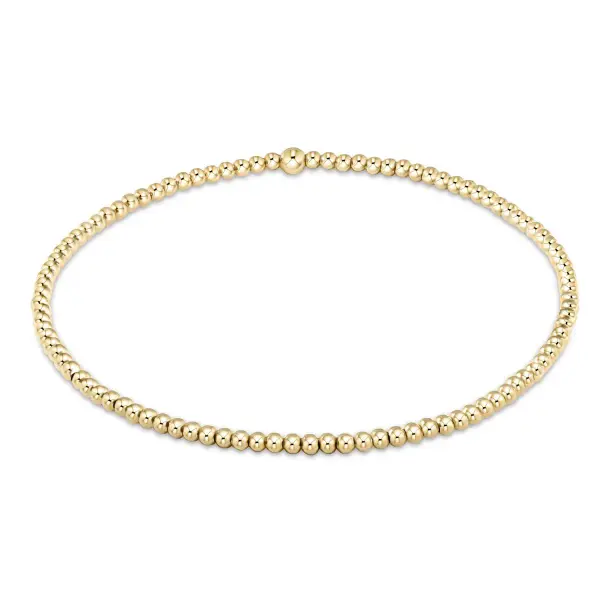 Classic 2mm Bead Bracelet