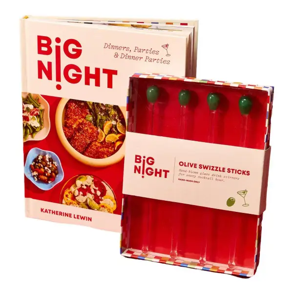 Perfect Pairing Big Night Cookbook Olive Swizzle Sticks