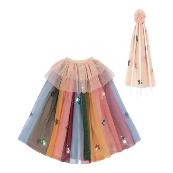Rainbow Cape and Wand
