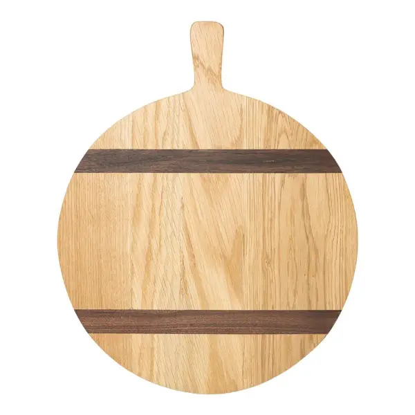 Round Oak Bread Board