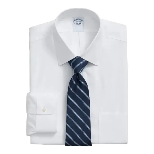 Pure Supima Cotton Regular-Finish Ainsley Collar, Dress Shirt