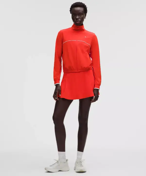 A-Line Side-Pleat Tennis Skirt