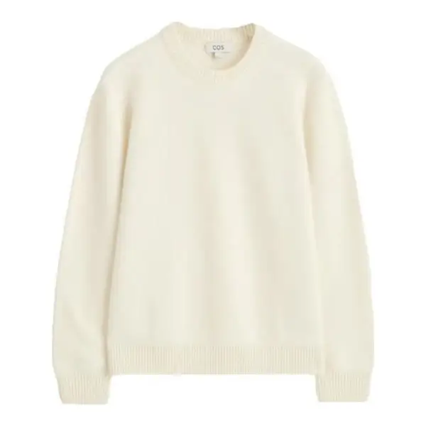 Boiled-Wool Crew-Neck Sweater