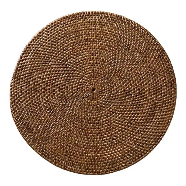 Tava Handwoven Rattan Round Placemats