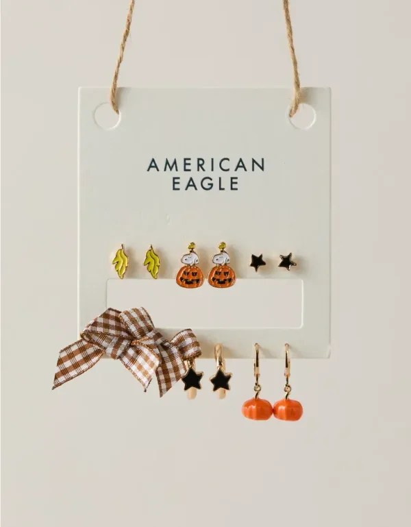 AE Snoopy Fall Earring 6-Pack