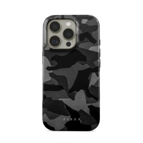 Black Camouflage - iPhone 16 Pro Case