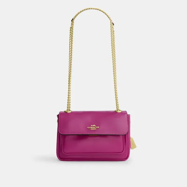 Coach Outlet Elodie Crossbody Bag 18 - Women's Purses - Gold/magenta