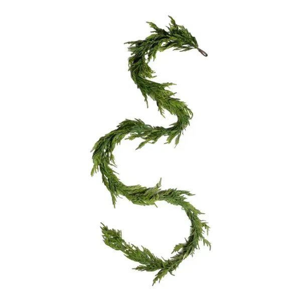 Afloral Real Touch Norfolk Pine Entry/Staircase Garland - 180" Long