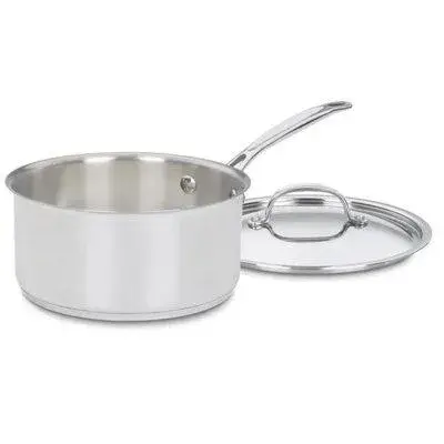Chef's Classic Stainless Steel Saucepan with Lid