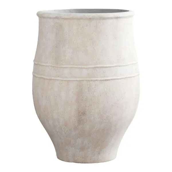 Sienna Cement Outdoor Planters
