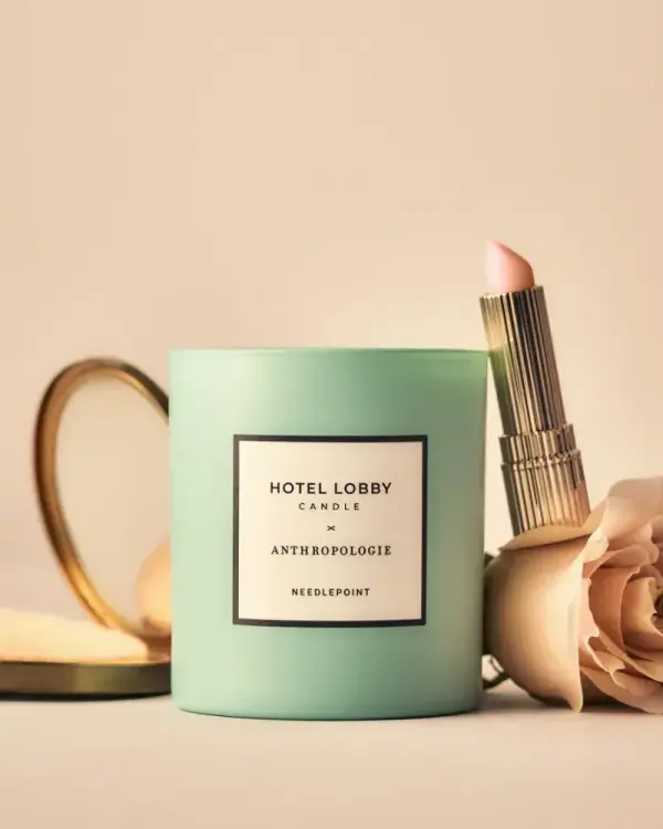 Needlepoint Candle