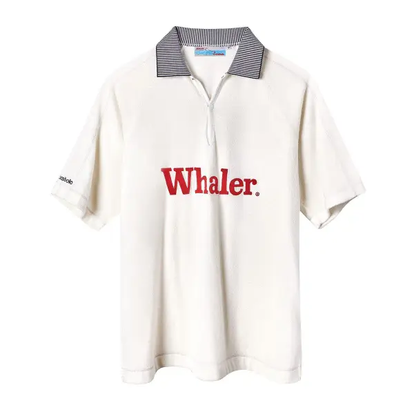 'Boston Whaler' Raglan Terry Polo Shirt