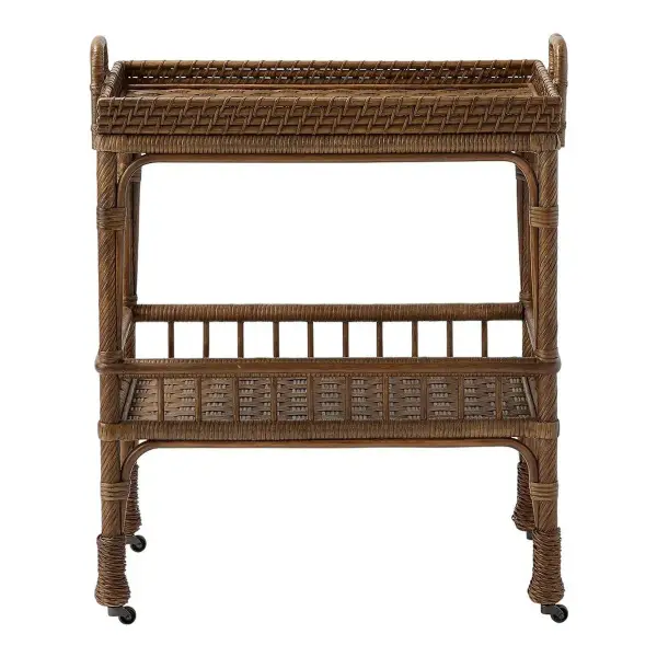 South Seas Rattan Side Table