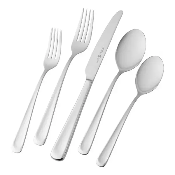 J.A. HENCKELS INTERNATIONAL Silvano 45-Piece 18/10 Stainless Steel Flatware Set (Service for 8) 22552-345 - The Home Depot