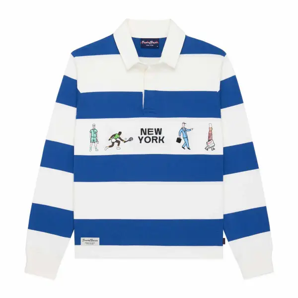 Men's Cotton New York Rugby Stripe