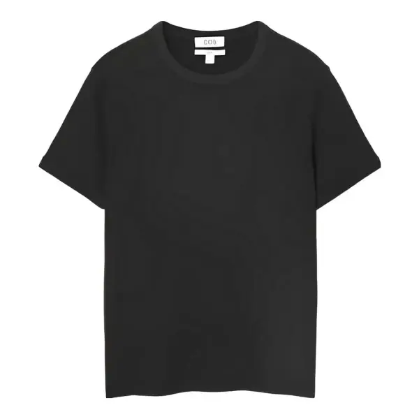 Slim Ribbed Cotton T-Shirt