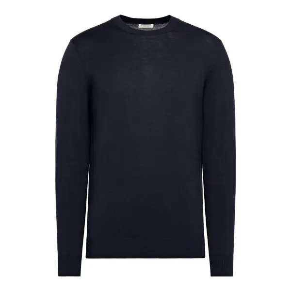 Cotton Silk Crewneck Sweater