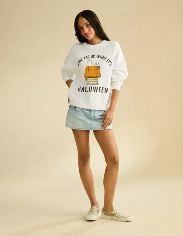 AE Peanuts Halloween Graphic Sweatshirt