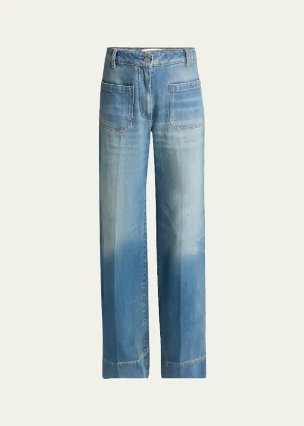 Alina Wide Leg Regular Jeans