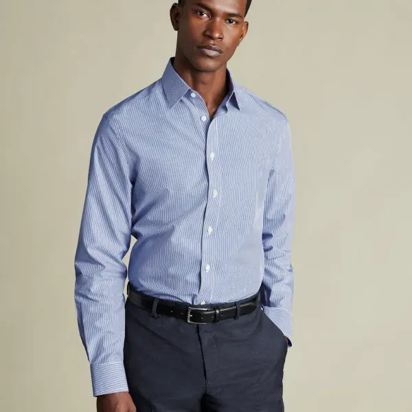 Non-Iron Stretch Poplin Shirt