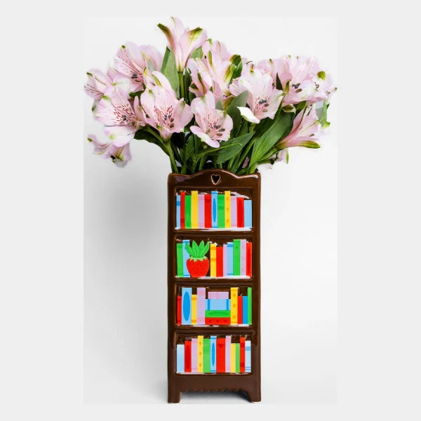 Ceramic Vase - Bookshelf