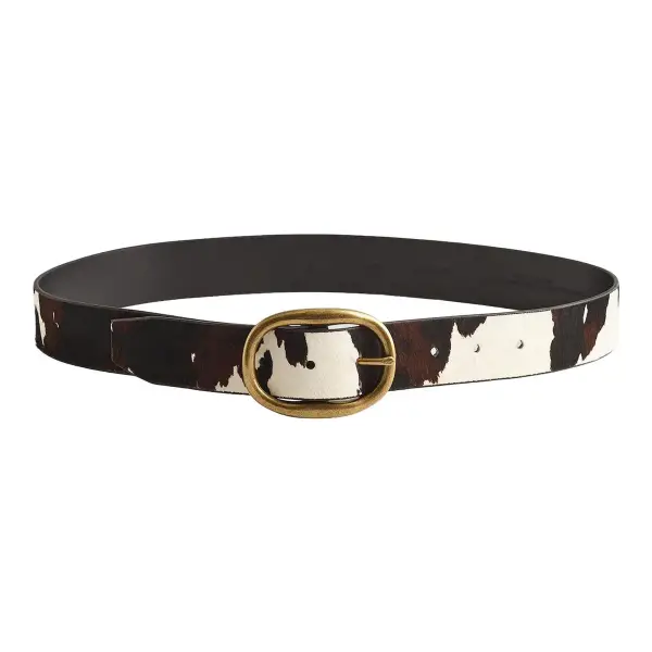 Oval-Buckle Belt