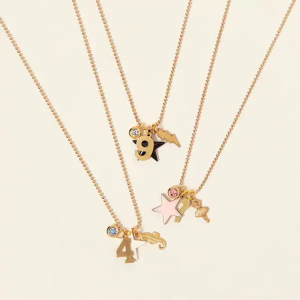 Custom Birthday Charm Necklace