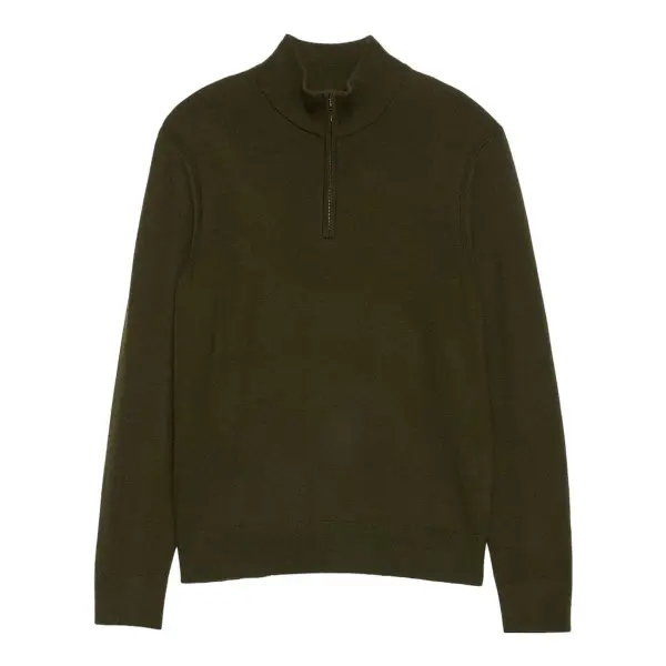 Merino Quarter Zip Sweater