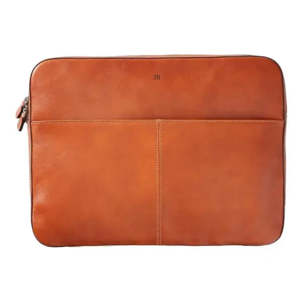 Leather Laptop Zipper Case