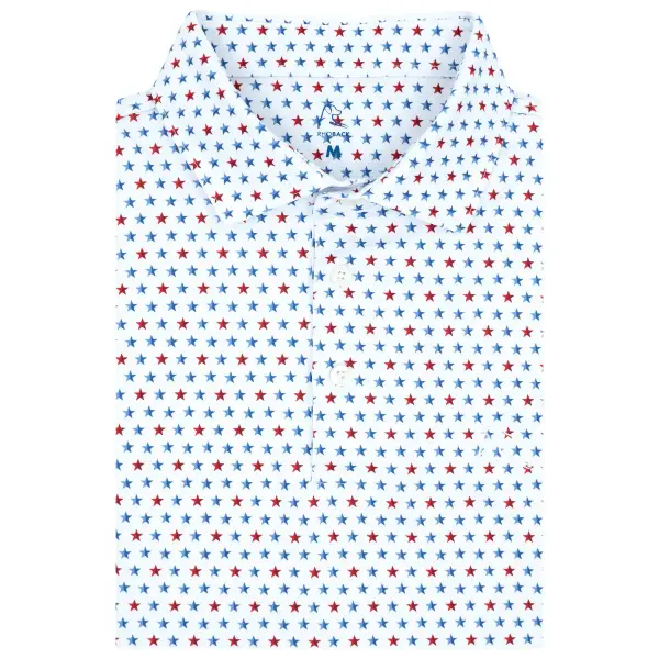 The Liberty Stars Performance Polo Top