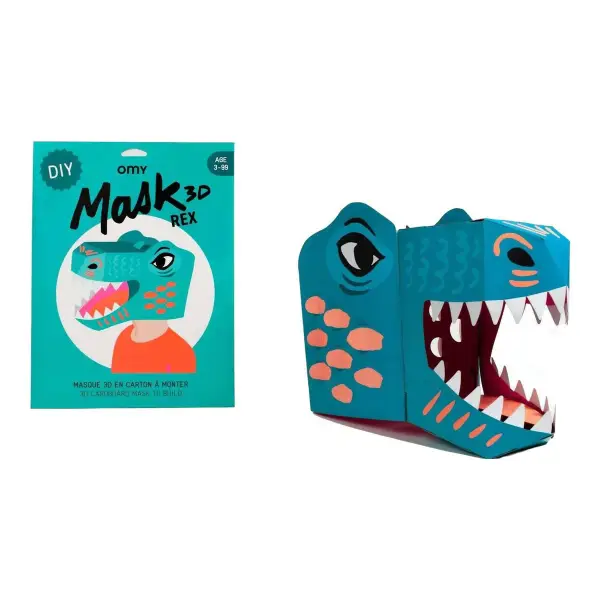 Mask - 3D Cardboard Rex