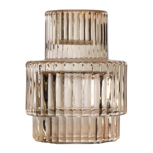 Vintage Ribbed Candle Holder