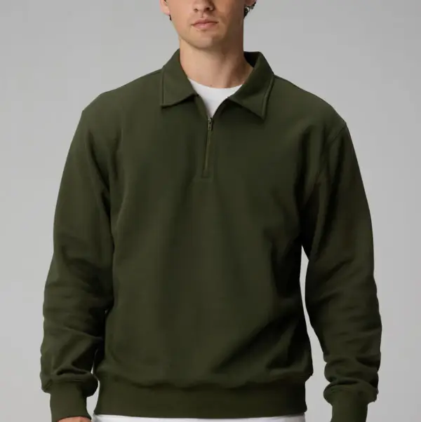 The Go-To Quarter Zip Polo Top