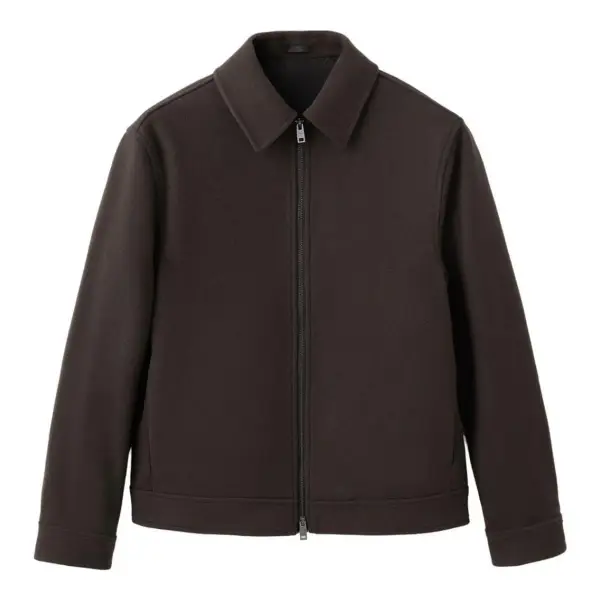 Wool Zip-Up Jacket