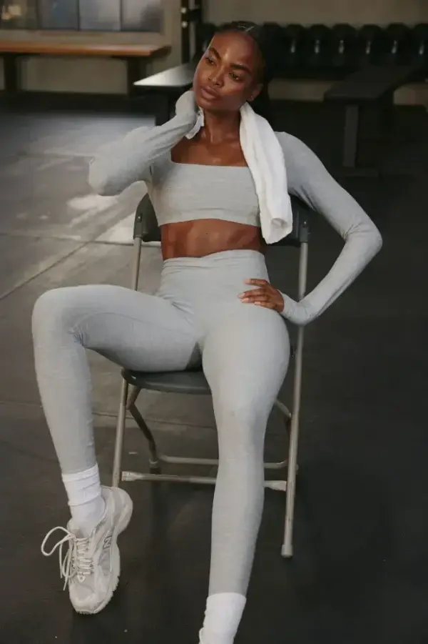Fairfax Legging 27" - Heather Grey