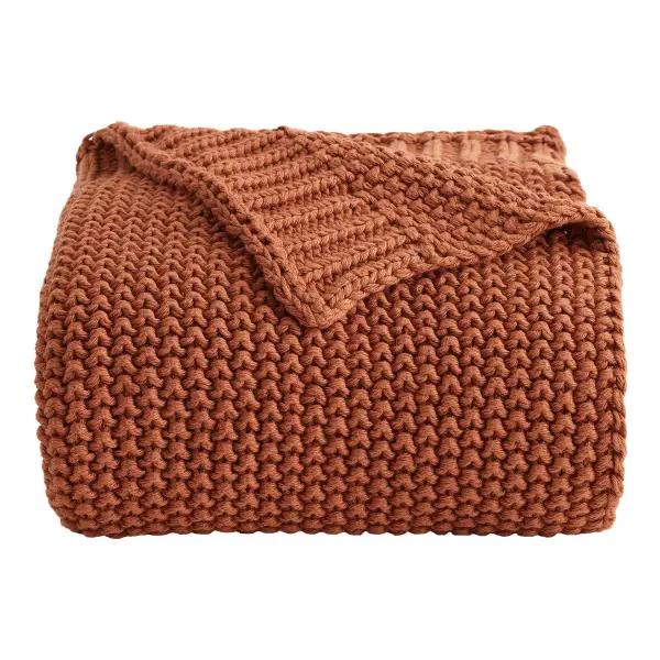 Cotton Fisherman Throw Blanket