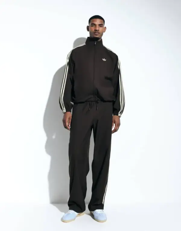 adidas Originals x ASOS tailored track set in brown | ASOS