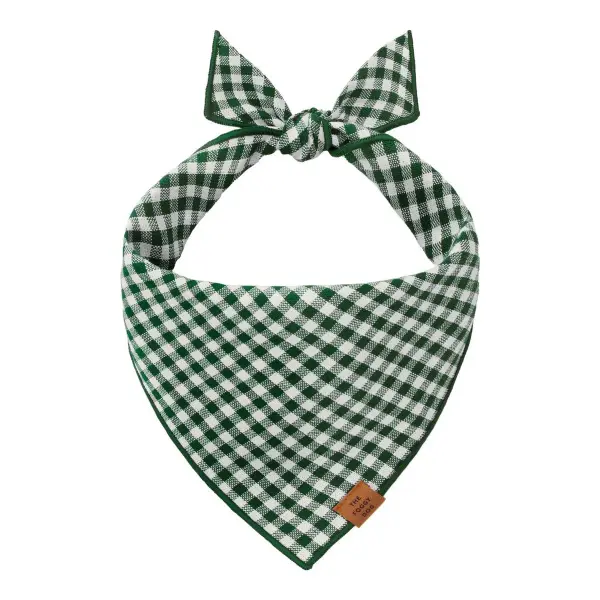 Gingham Dog Bandana