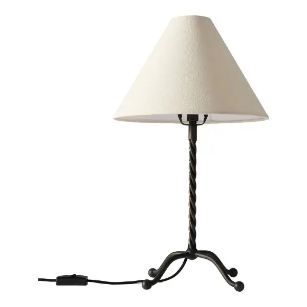 Pierce & Ward Twisted Metal Table Lamp (20")