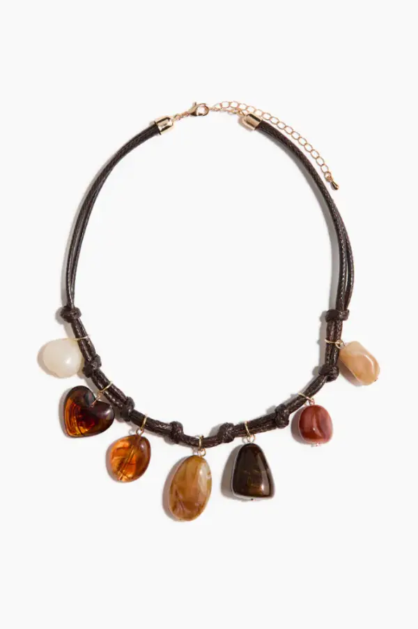 Cord Charm Necklace