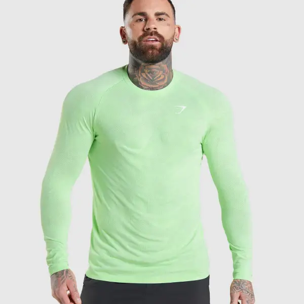 Geo Seamless Long Sleeve T-Shirt