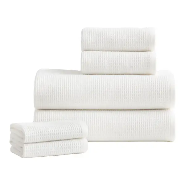 Turkish Waffle Terry Bath Towel Bundle