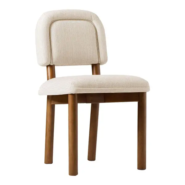 West Elm x Emma Chamberlain Arched-Back Upholstered Dining Chair