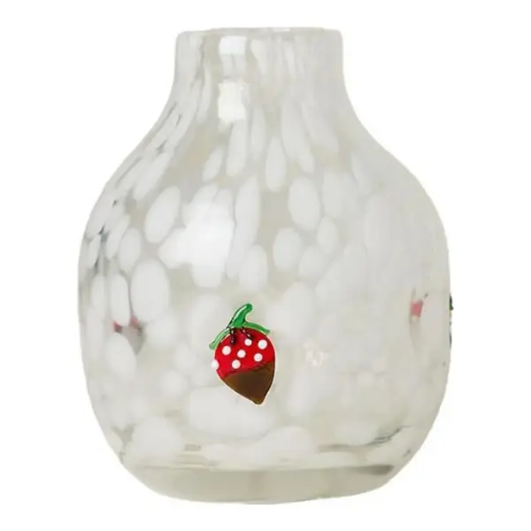 Valentines Icon Confetti Glass Vase