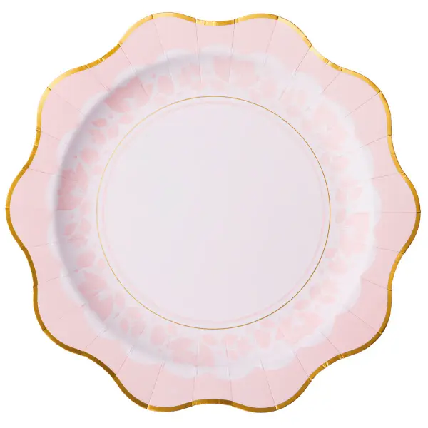 Elegant Floral Dinner Plates