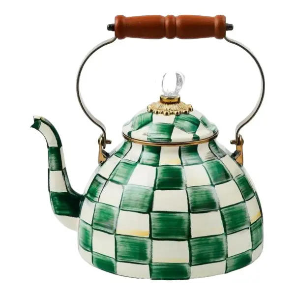 Tea Kettle in Ceramic Glaze