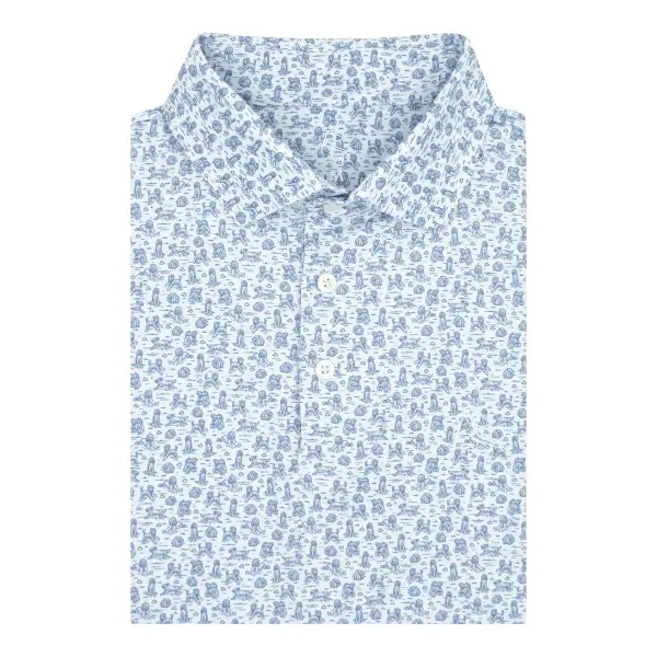 The Doodle Short Sleeve Performance Polo Top